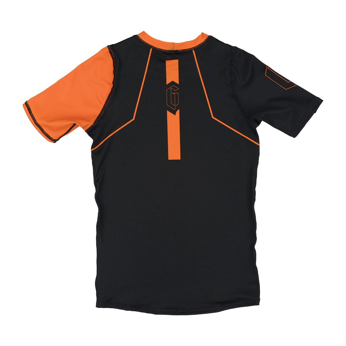 Gameness Youth Short Sleeve Ranked Rash Guard - BJJ Grappling Training Shirt for Kids - Perfect for Brazilian Jiu-Jitsu, MMA & Martial Arts Practice