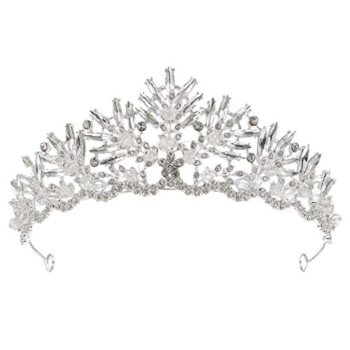 PartyKindom Wedding Bride Headdress - Shining Rhinestone Headband for Bridal Hair Accessories | Elegant Home Decor, Wall & Room Decoration | Perfect for Weddings, Parties & Photo Shoots