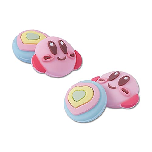 PERFECTSIGHT Cute Thumb Grip Caps for PS5, PS4, Xbox Series X/S, Xbox One & Switch PRO Controller - 4PCS Soft Rubber 3D Analog Thumbstick Covers with Heart Design - Improve Gaming Comfort & Grip for Long Play Sessions