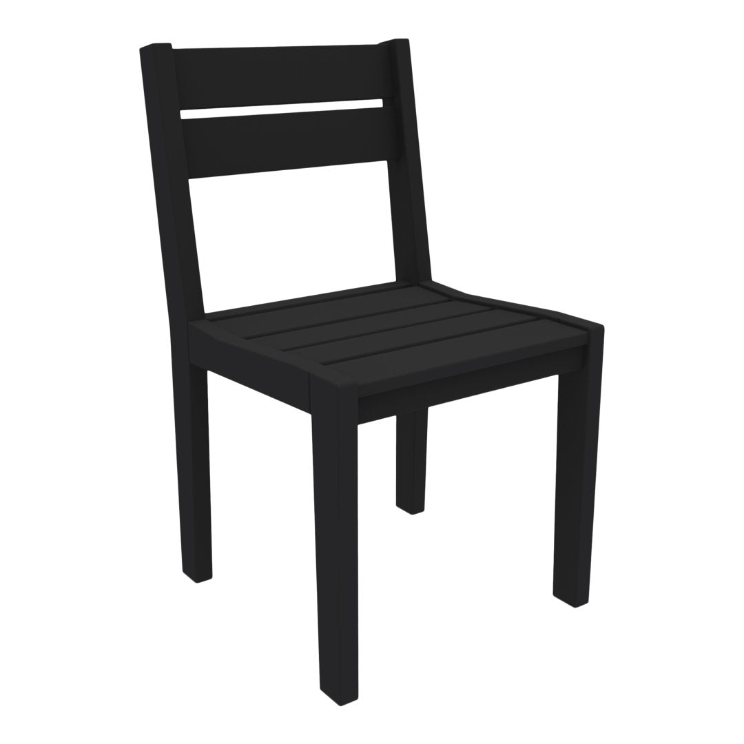 Stylish Coastline Cafe Dining Chair - Modern Wooden Bistro Chair for Kitchen, Restaurant & Patio - Perfect for Home, Cafe & Outdoor Dining