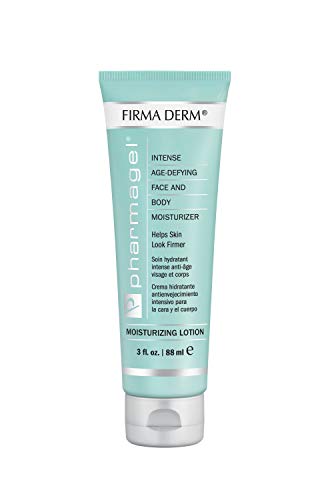 Pharmagel Firma Derm Age Defying Moisturizing Lotion - Anti-Aging & Firming Daily Moisturizer for Dry Skin | Hydrating Body Lotion with Collagen Boost | Perfect for Mature Skin Care Routine & Nighttime Hydration - 3 fl. oz.