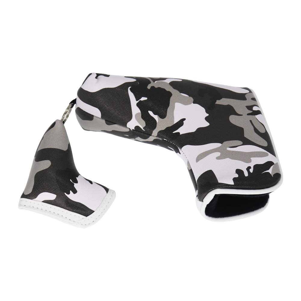SEACLOUD Golf Blade Putter Cover - Camouflage Pattern Magnetic Headcover for Golf Club Protection | Perfect for Golf Course & Practice Sessions