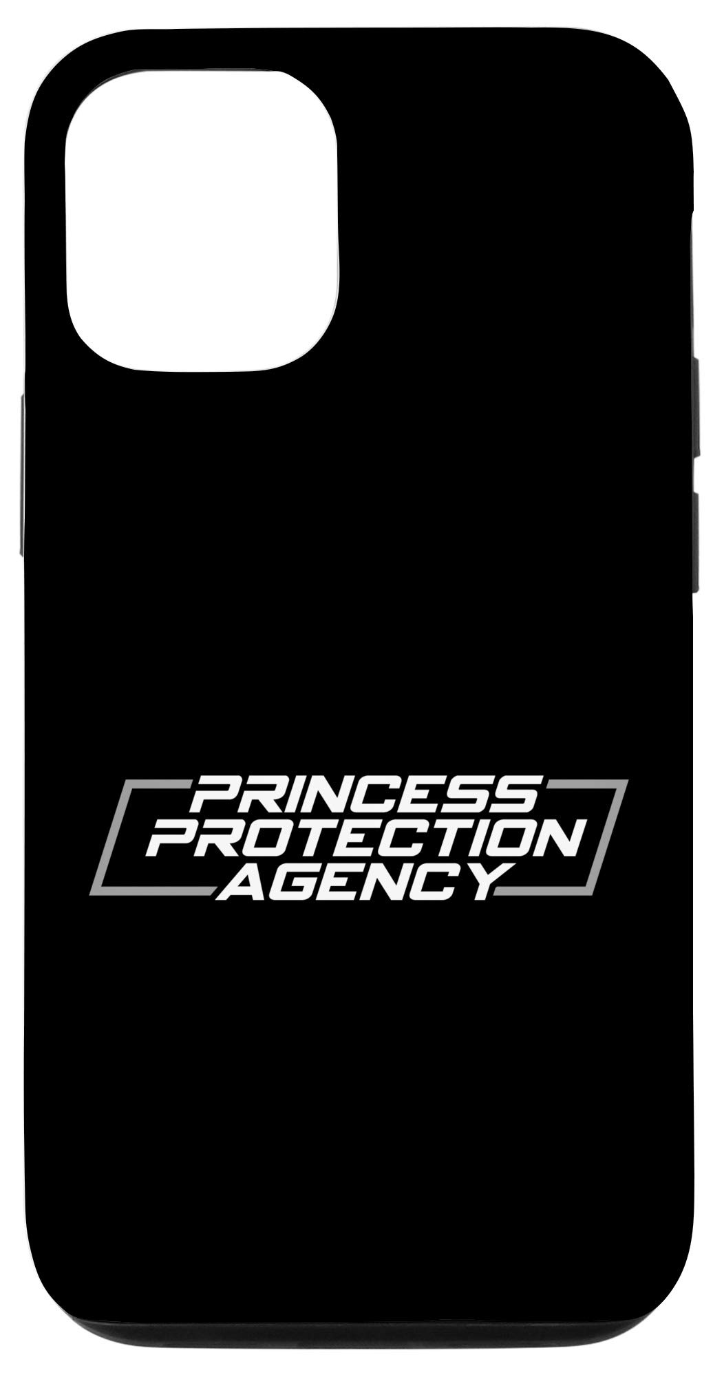 iPhone 12/12 Pro Case - Funny Dad Life & Princess Protection Agency T-Shirt Design - Protective Phone Cover for Men - Perfect Gift for Father's Day, Birthday & Christmas - Ideal for Daily Use, Work & Travel