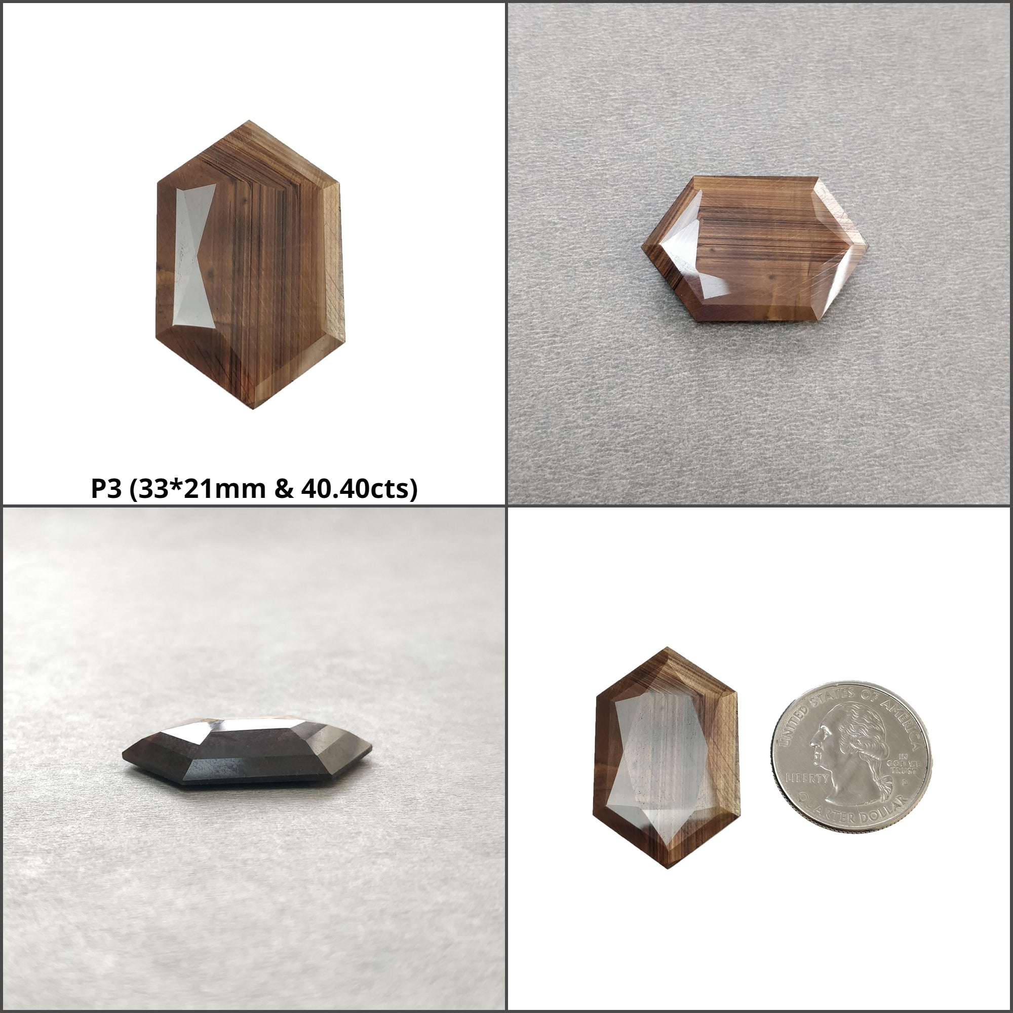 Natural Untreated Golden Brown Chocolate Sapphire Gemstone - Triangle, Oval, Hexagon Shapes - 1pc for Jewelry Making, Engagement Rings & Unique Gifts