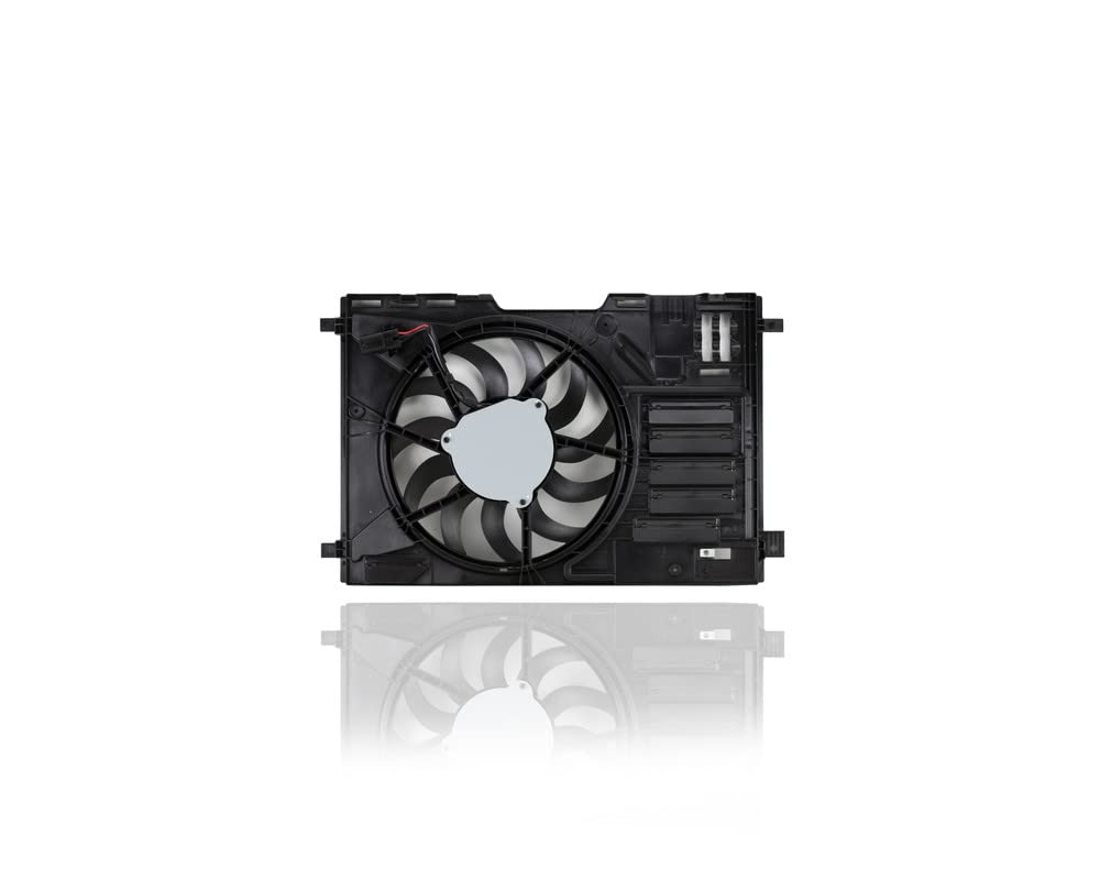 19-22 Ford Transit Connect 2.0L Dual Radiator & Condenser Fan Assembly with Brushless Motor | KV6Z8C607B Replacement | Cooling Direct Compatible | Perfect for Engine Cooling & AC System Performance