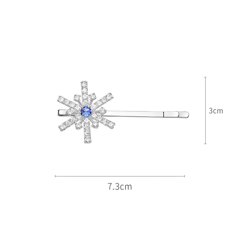 Elegant Crystal Bobby Pins for Women - Hair Clips with Sparkling Rhinestones - Perfect for Weddings, Prom, Parties & Everyday Styling