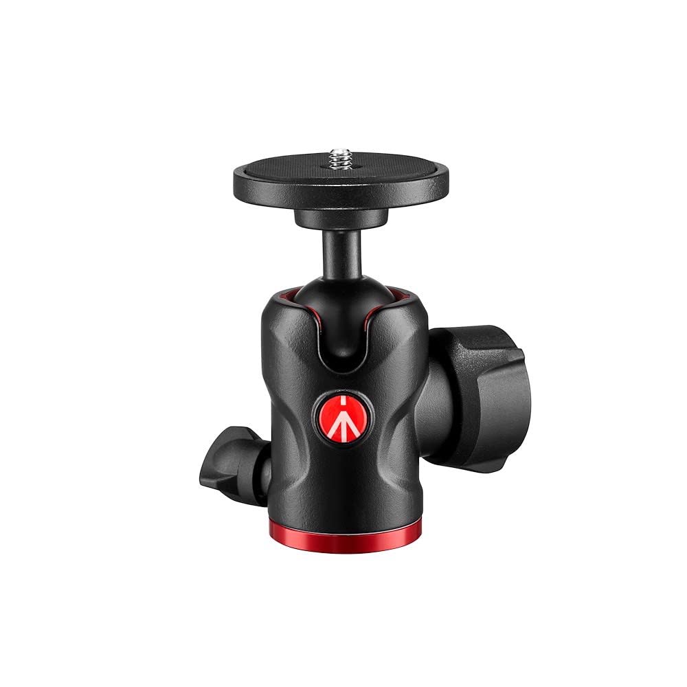 Manfrotto MH494 490 Centre Ball Head - Fluid Motion Camera Tripod Head for DSLR & Mirrorless Cameras - Ergonomic Stabilizer for Photography & Videography - Perfect for Travel, Landscape & Studio Shooting