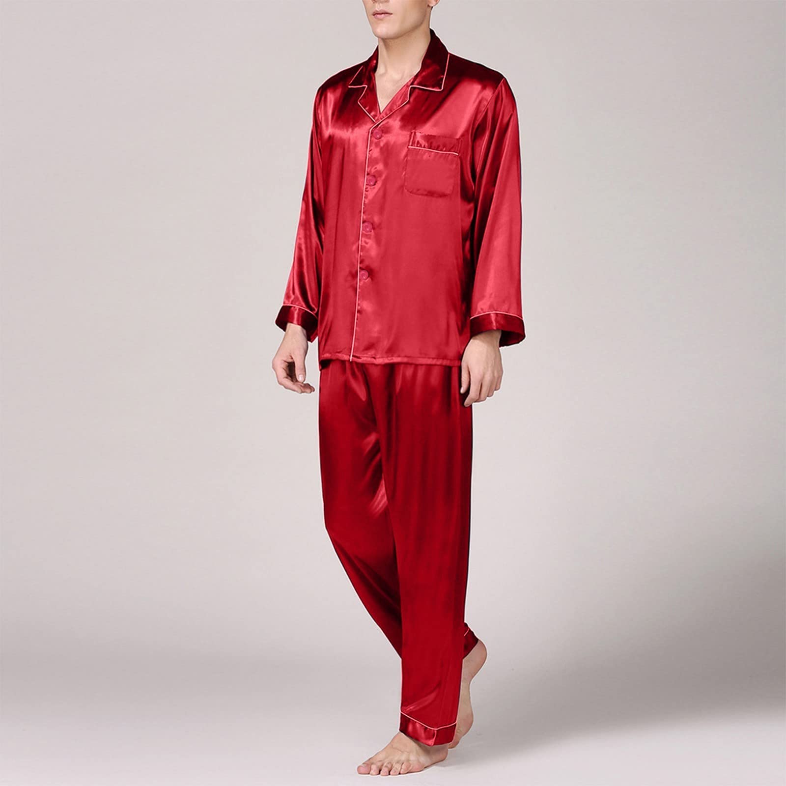 Men's Hawaiian Pajama Set - Comfortable Sleepwear & Loungewear for Beach Vacations