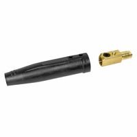 1/0-3/0 Gauge Heavy Duty Cable Connector Set - 10 Pack (1 Male & 1 Female Ball Point Connection) - Ideal for Automotive, Marine & Solar Power Applications