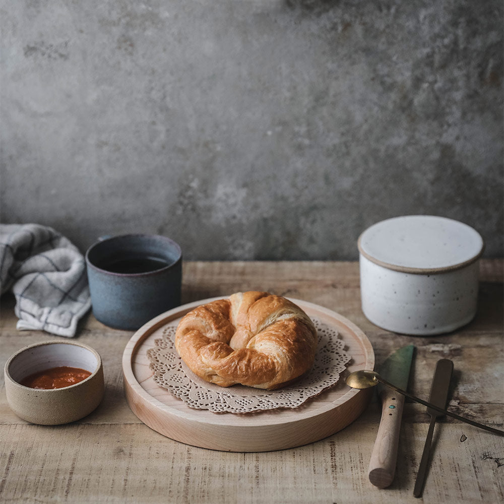 Handcrafted Maple Wood Plate - Natural, Durable & Eco-Friendly for Dining, Serving & Home Decor