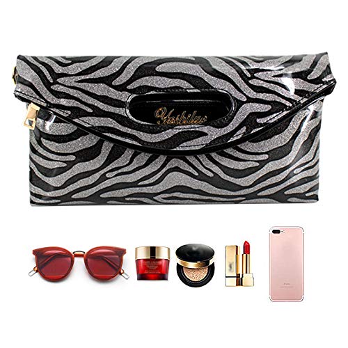 ZLMBAGUS Women's Patent Leather Evening Handbag - Elegant Clutch Purse for Prom, Wedding & Special Occasions - Shoulder & Crossbody Bag - Perfect for Parties, Date Nights & Formal Events