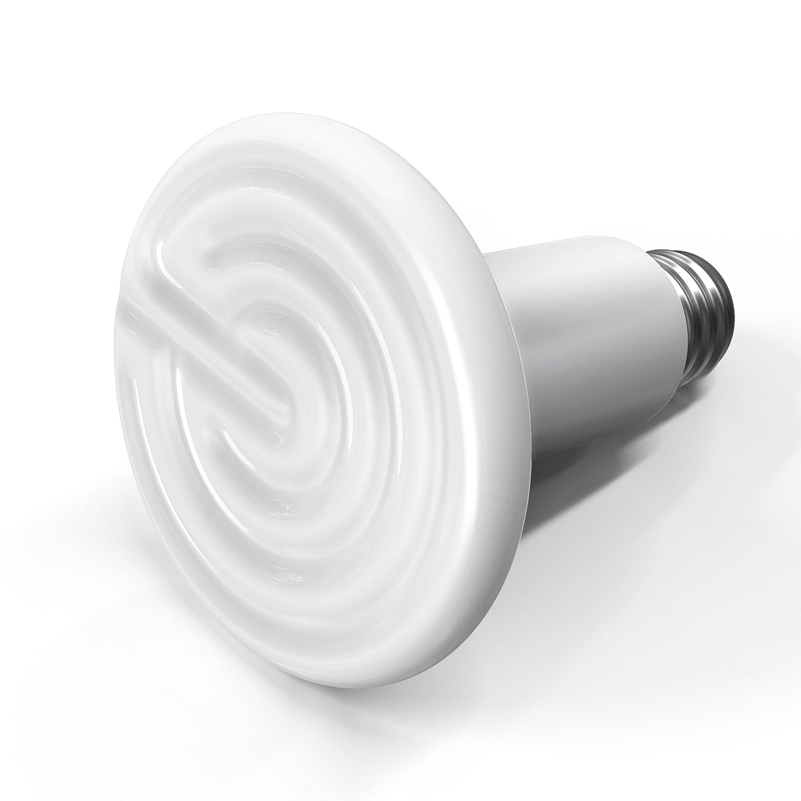 YSSOA 150W Ceramic Heat Emitter Bulb - Reptile Heat Lamp for Lizards, Turtles, Snakes, Chickens & Pets - Durable White Ceramic Heating Bulb (1 Pack) - Perfect for Terrariums, Coops & Pet Habitats