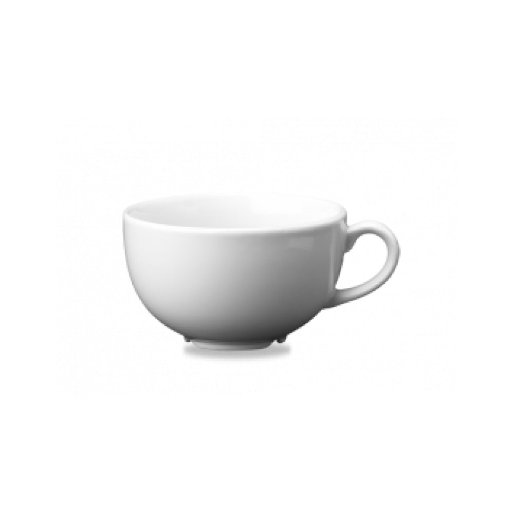 Premium Churchill 16 Oz. Super Vitrified Cafe Cappuccino Cups - Set of 6 (WH CB401) - Durable Coffee Mugs for Restaurants, Cafes & Home Use