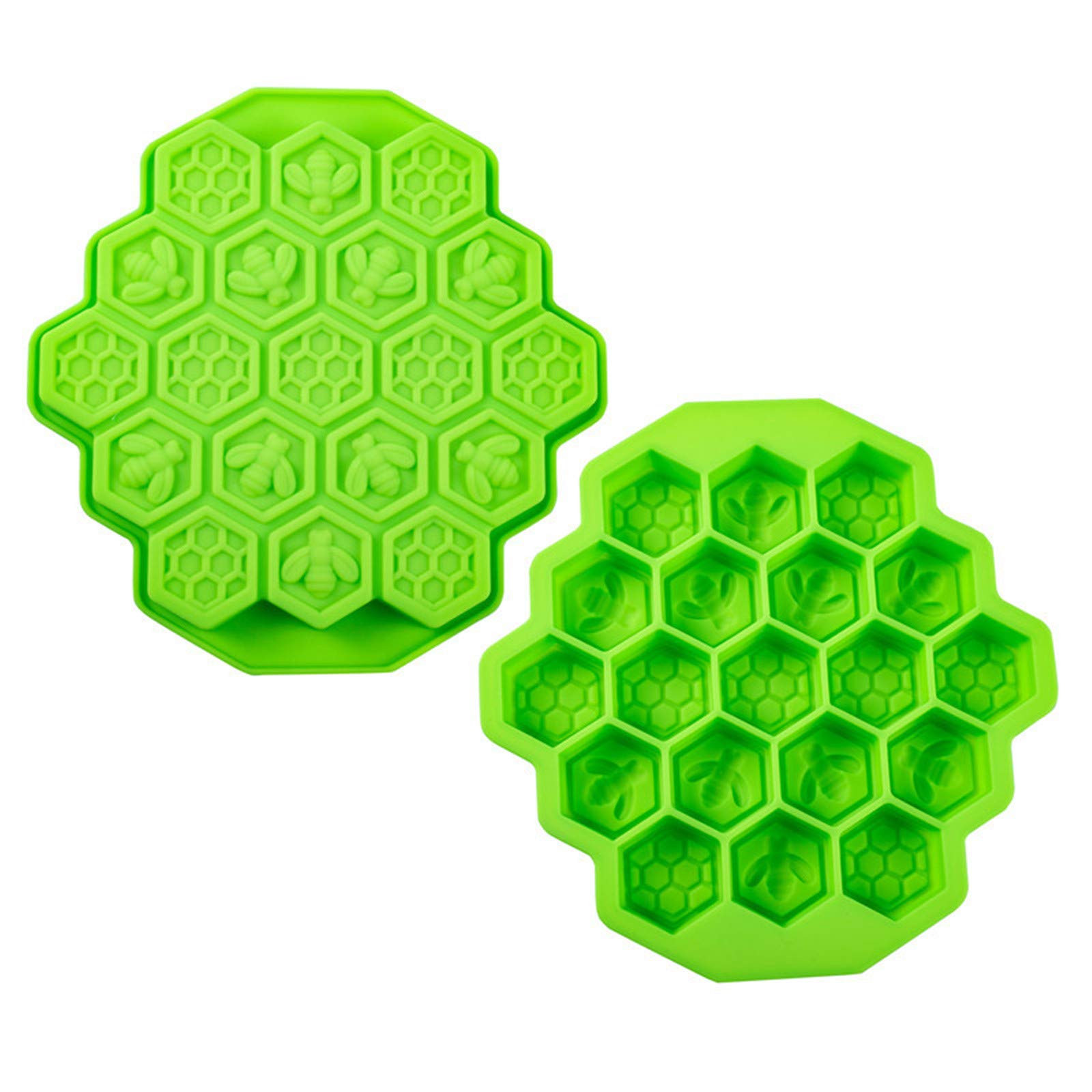 YSPZYE Faveolate Ice Cube Maker - Silicone Ice Cube Tray with Storage Container for Cocktails, Iced Coffee & Home Bar Use