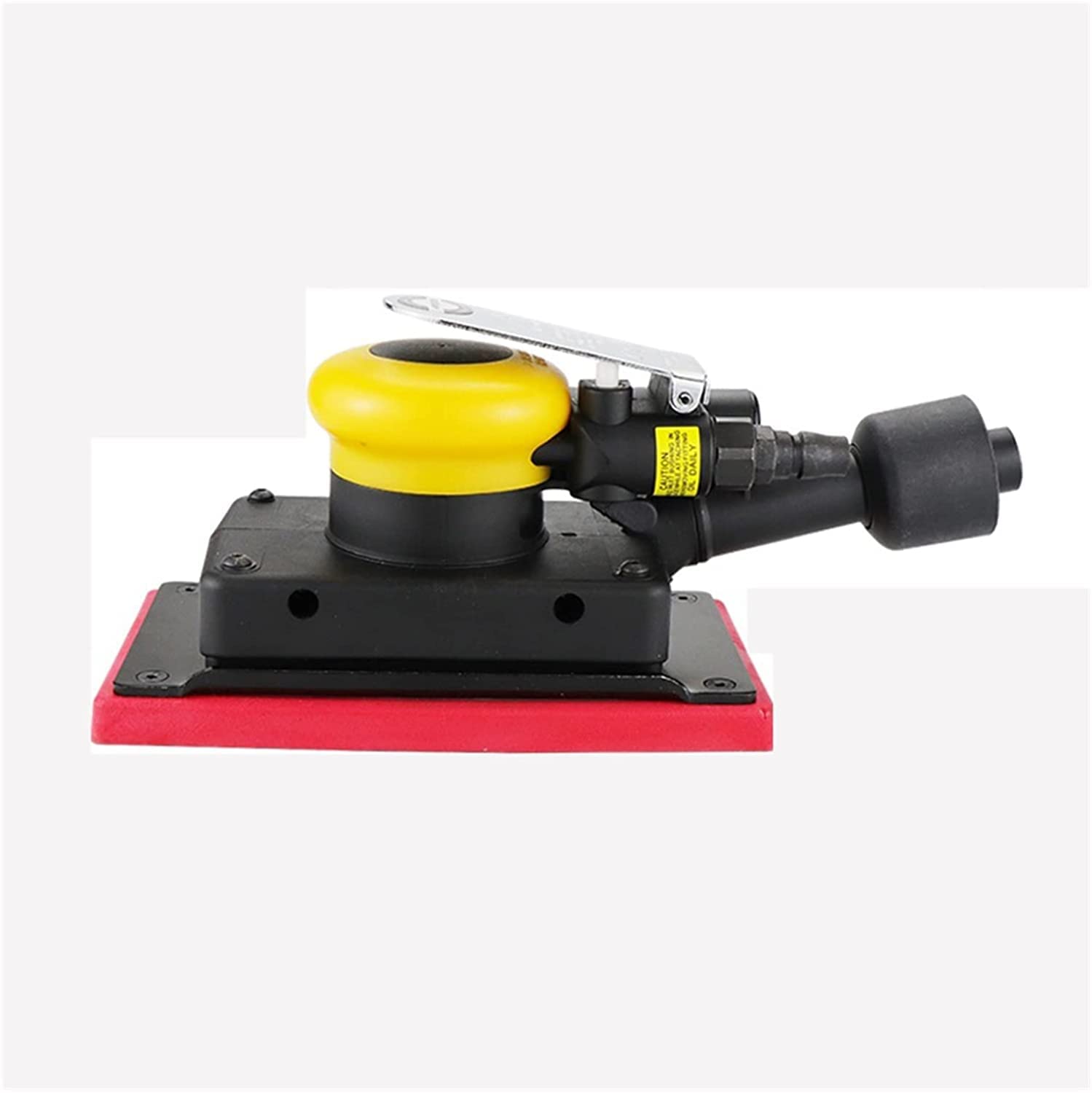 Pneumatic Orbital Rectangular Sander - Square Air Sander with Sanding Pad & Polisher | Professional Jitter Bug Sanders for Woodworking, Metal Finishing & Auto Body Repair