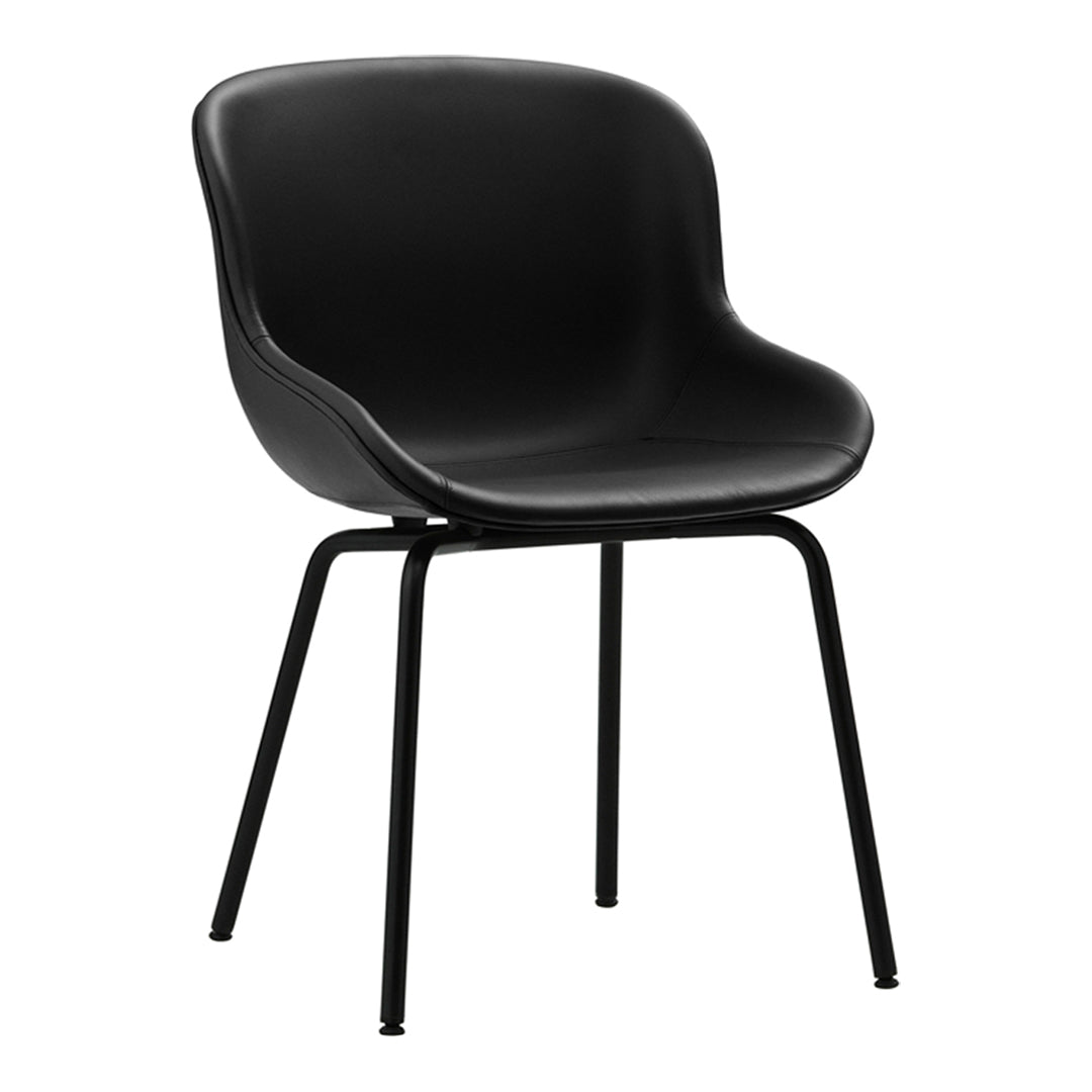 Stylish Hyg Side Chair with Steel 4 Legs & Upholstered Seat - Perfect for Dining Room, Office or Living Room Decor