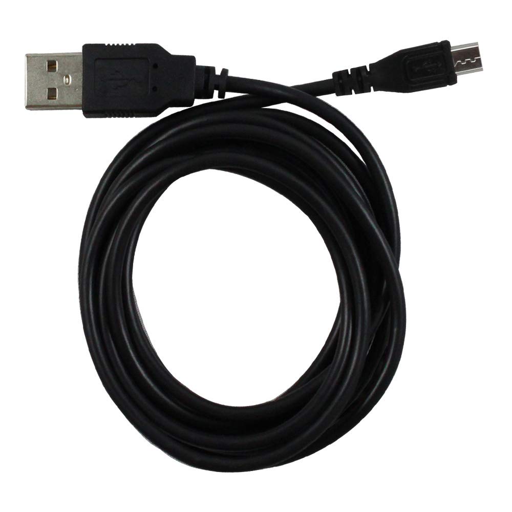 Premium Micro USB Charger Cable 6ft - Fast Charging & Data Sync for Samsung Galaxy Tab A 7.0/8.0/9.7/10.1 (2017-2018 Models) - Durable Black Cord for Home, Office & Travel Use
