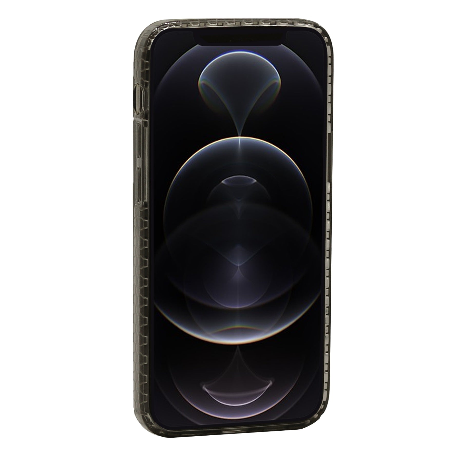 3sixT PureFlex 2.0 Case for iPhone 12 & 12 Pro - Smokey Black - Shockproof & Slim Protective Cover for Everyday Use & Outdoor Activities