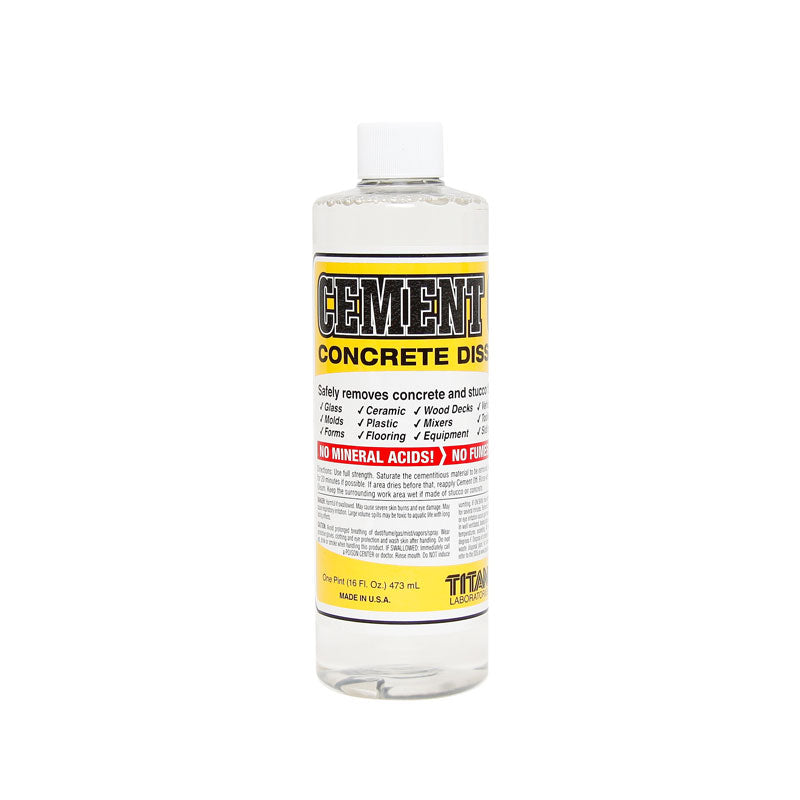 Titan Cement Off Concrete Dissolver - Heavy Duty Remover for Stains, Efflorescence & Buildup | Safe for Driveways, Sidewalks & Garage Floors | Fast-Acting Formula for Industrial & Home Use