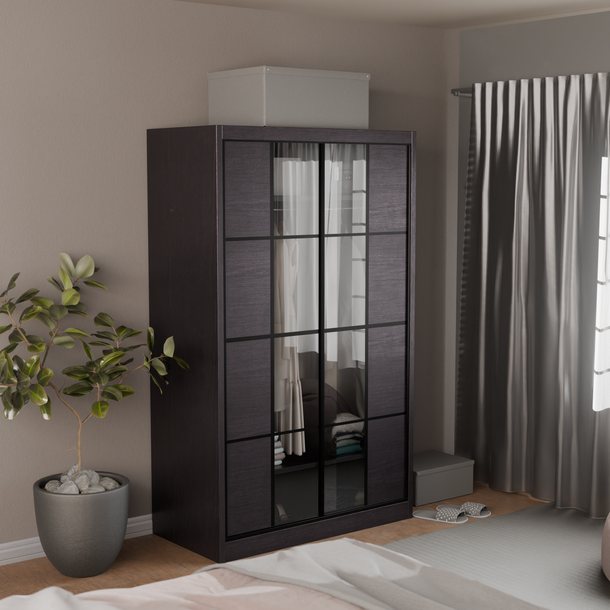 Josie Modular Wardrobe W03 - Customizable Closet Organizer System with Adjustable Shelves & Hanging Rods | Perfect for Bedroom, Walk-in Closet & Apartment Storage Solutions