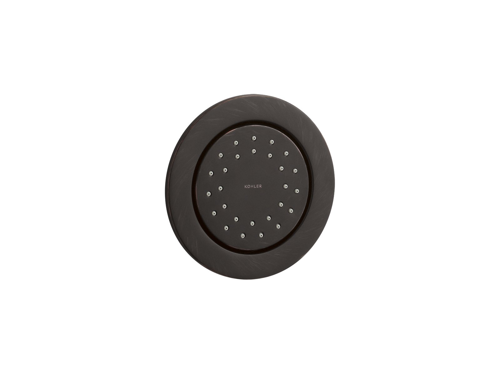 KOHLER 77119-2BZ Round 27-Nozzle 1.0 GPM Body Spray Shower Head with Katalyst Air-Induction Technology in Oil-Rubbed Bronze - Perfect for Spa-Like Bathroom Experience & Water Conservation