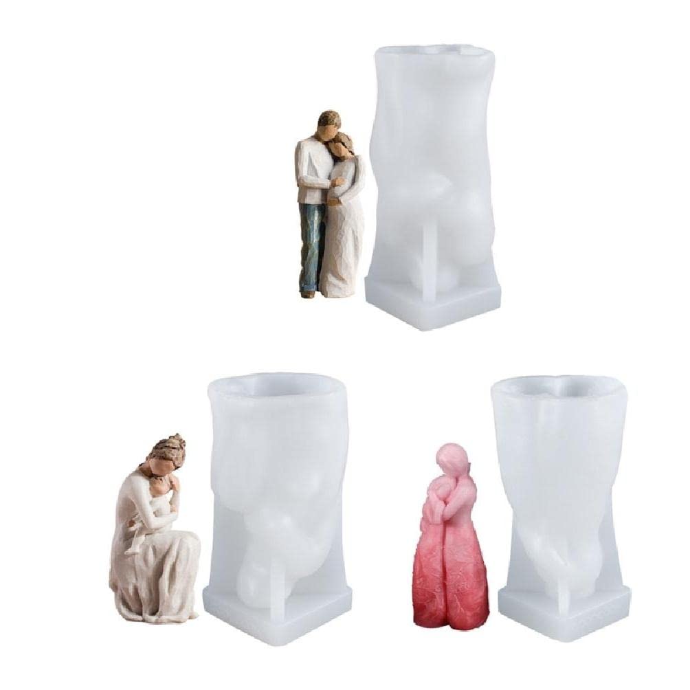 Nordic Style Abstract Human Body Epoxy Resin Mold - DIY Silicone Candle Wax & Jewelry Casting Tools for Handmade Crafts, Aromatherapy, Home Decor & Gift Making