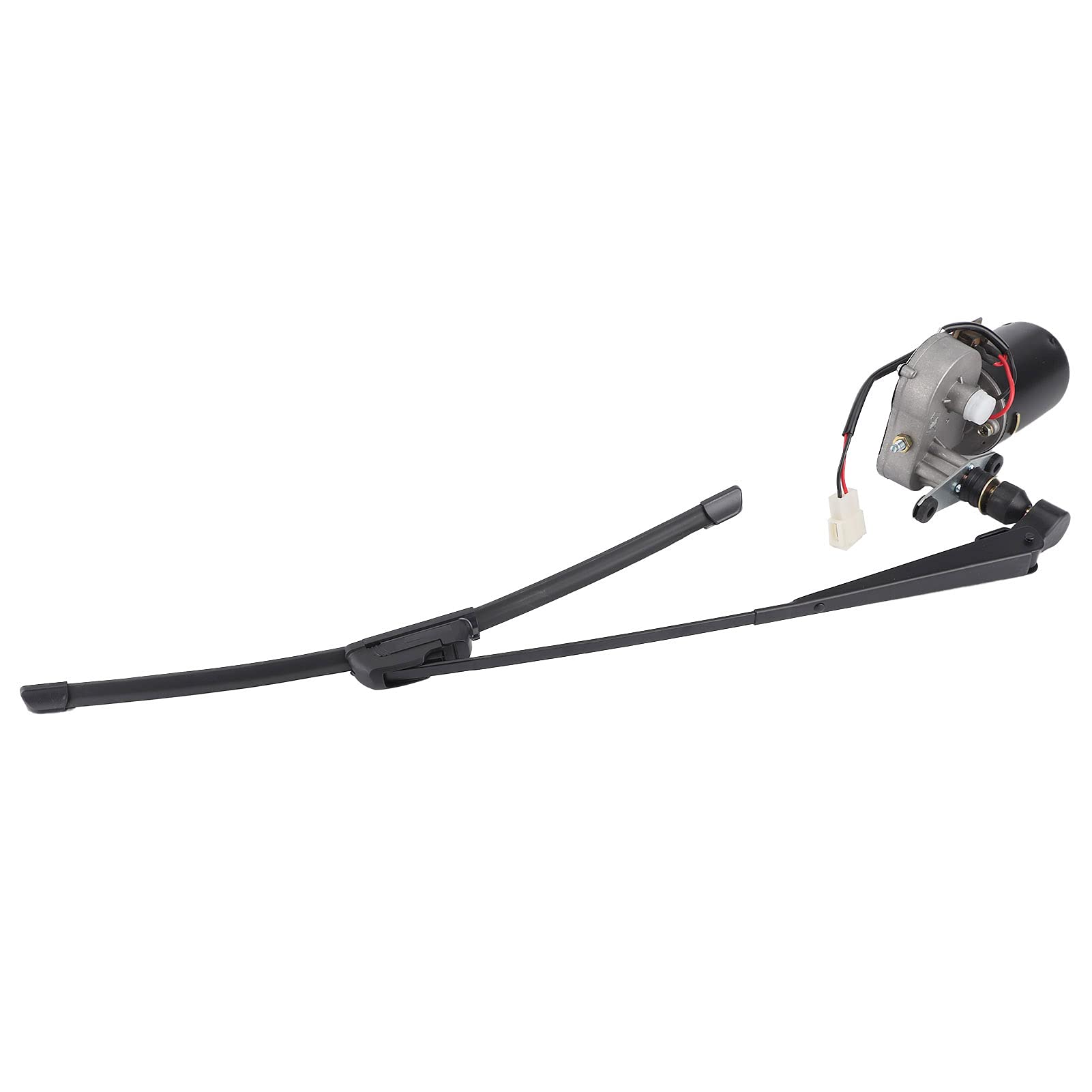 Electric Windshield Wiper Assembly Kit with Motor, Blade, Arm & Water Spout for UTV ATV - Perfect for Off-Road Adventures, Rainy Weather & Outdoor Work