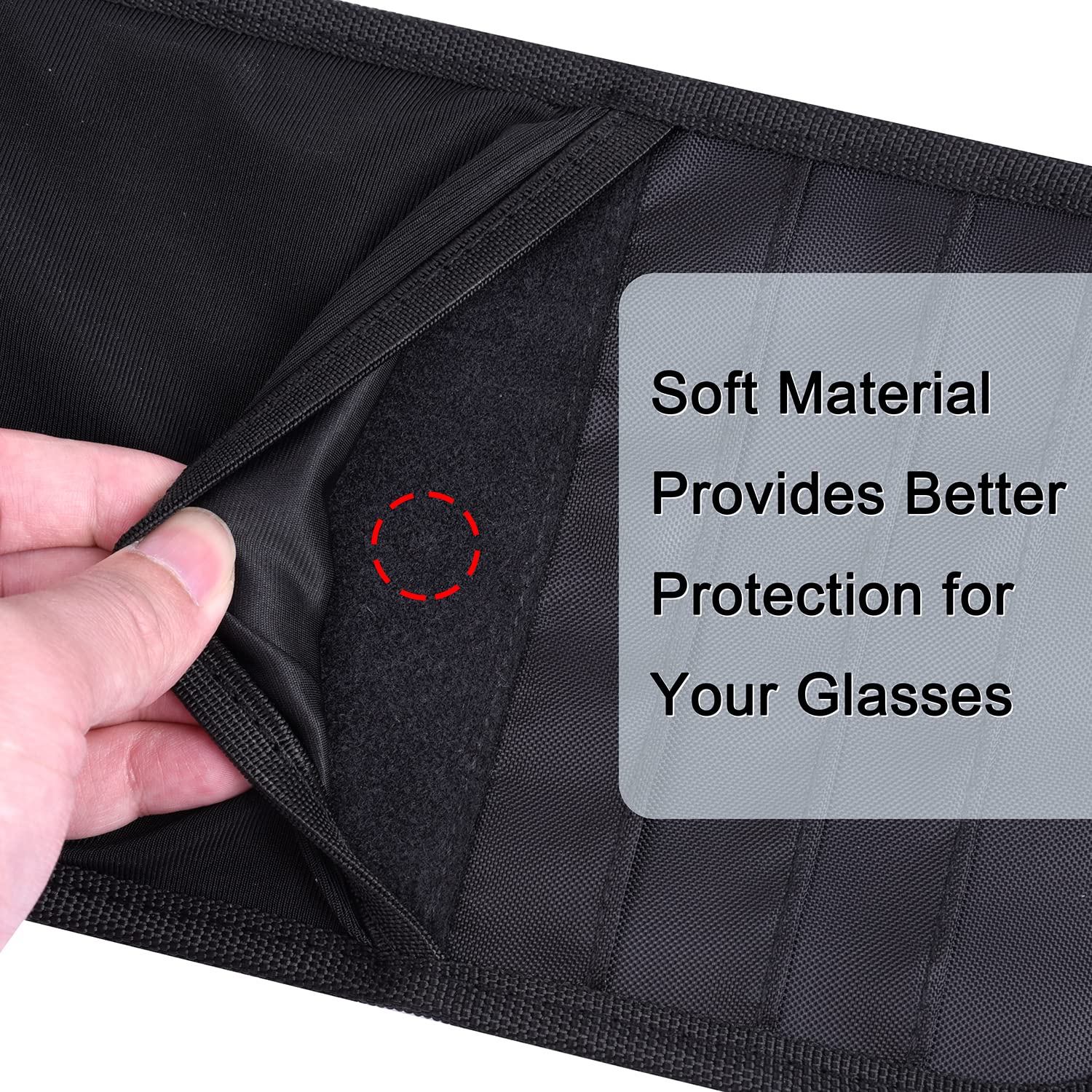 Premium Car CD Case Holder & Sunglass Organizer for Car Visor - Compact Storage Solution for Road Trips, Commuting & Travel Accessories