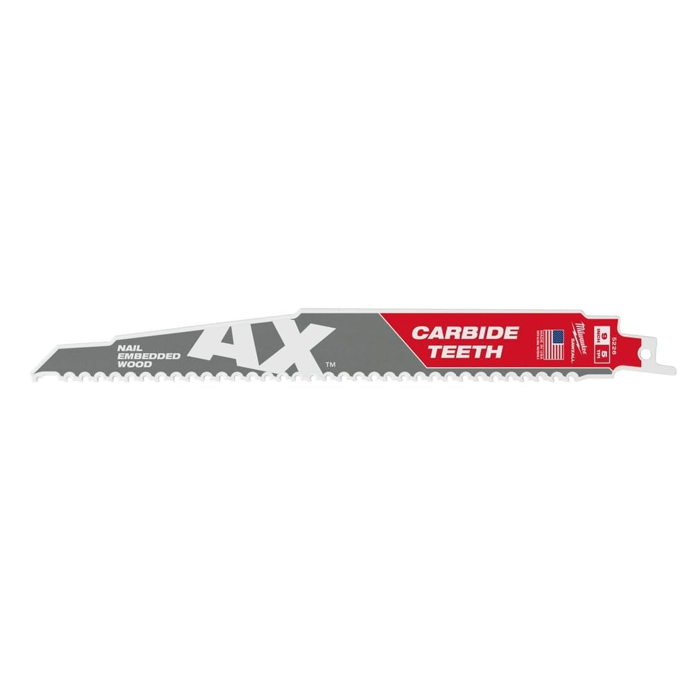 MILWAUKEE 9-Inch 5 TPI The Axe - Heavy Duty Ax for Camping, Wood Splitting & Outdoor Survival Gear