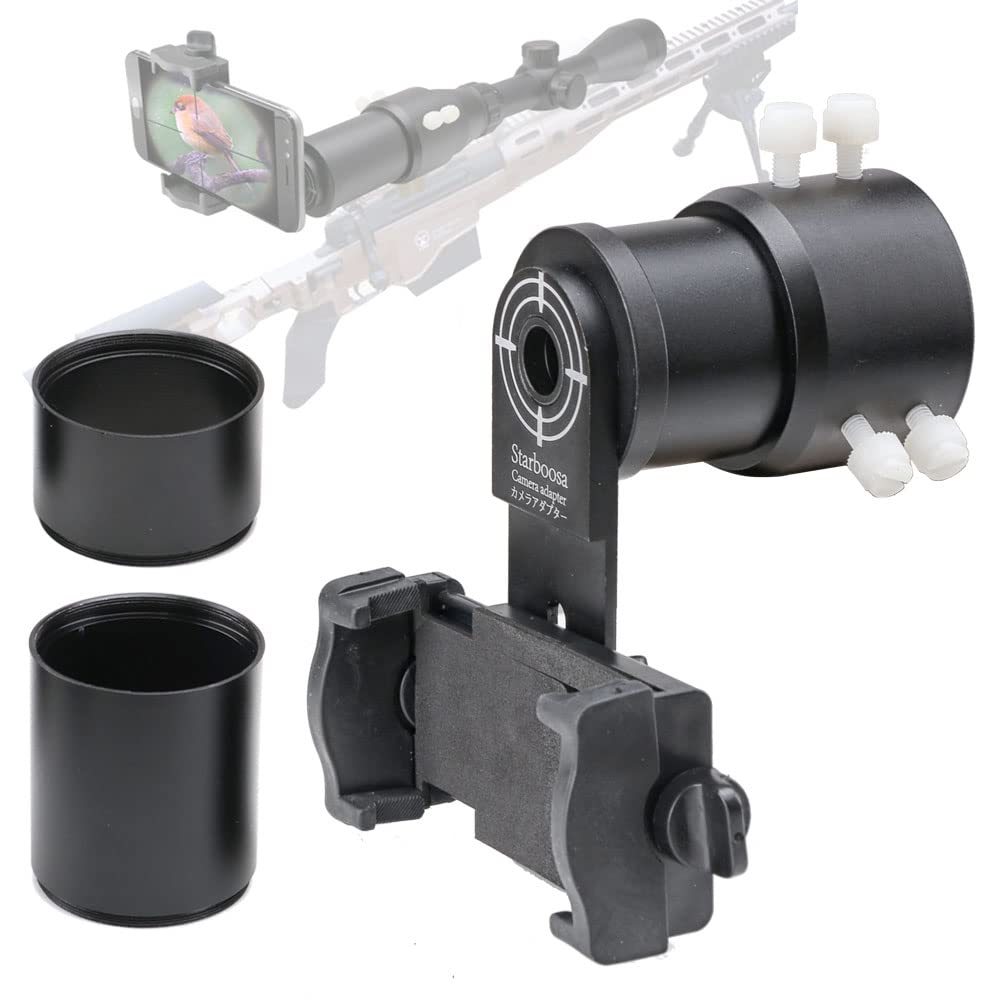 Rifle Scope Mount Camera Adapter - Smartphone Hunting Scope Adapter for Bird Watching & Outdoor Shooting - HD Video Recording for Wildlife Observation & Target Practice