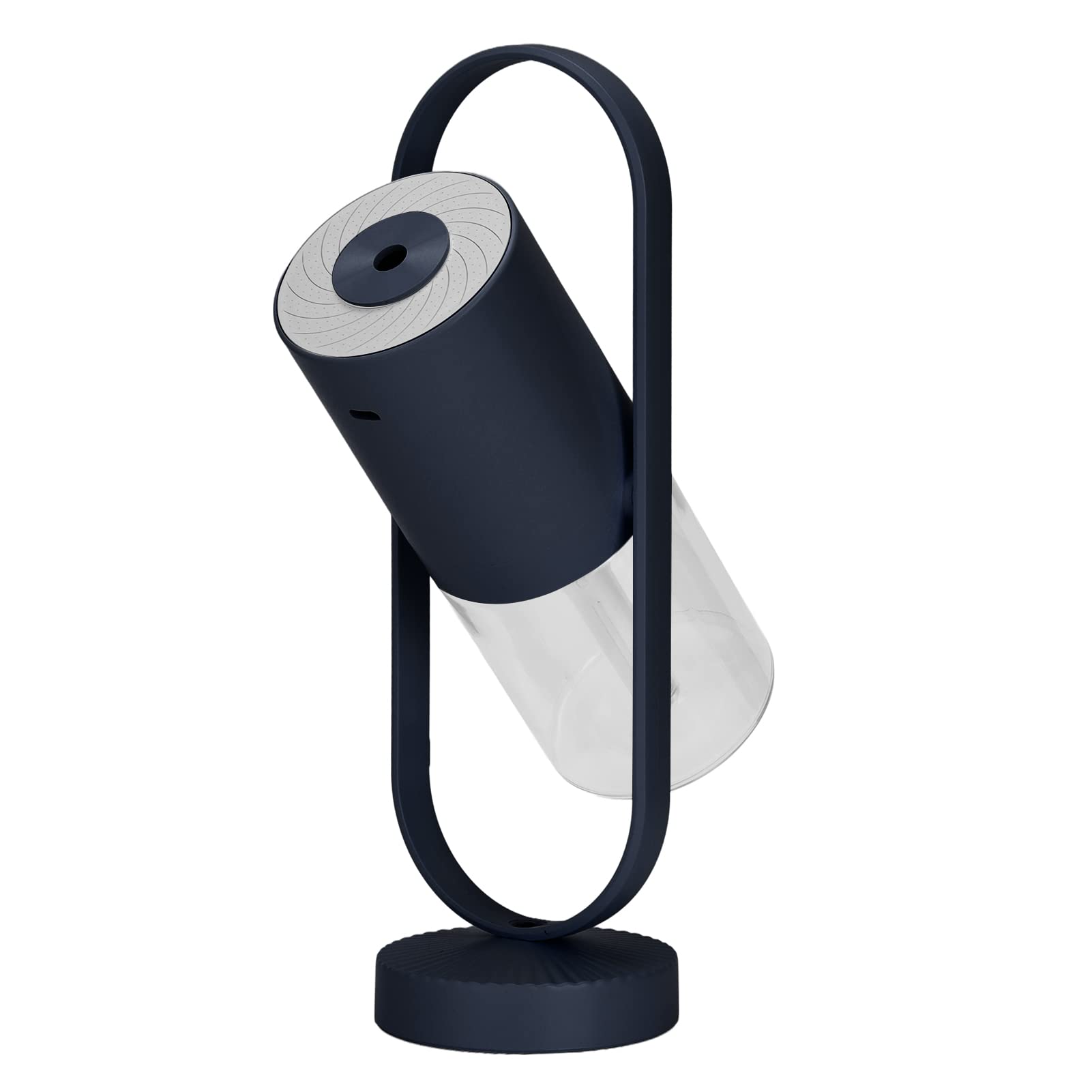 Cool Mist Air Humidifier - USB Portable Mini Humidifier with Double Spray Ports & Nightlight - Quiet Personal Humidifier for Baby Nursery, Bedroom, Office, Car & Travel - Dark Blue Standard Model - Perfect for Dry Air Relief & Aromatherapy