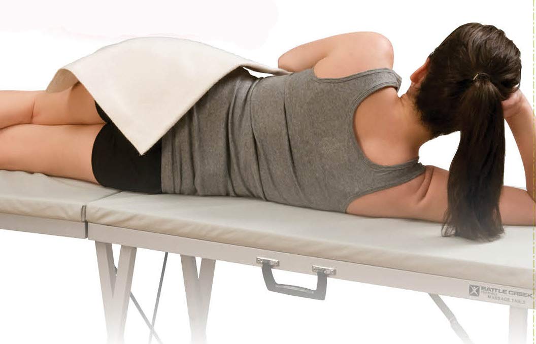 Electric Heating Pad & Cold Therapy Kit for Back Pain Relief - Soothe Muscle Aches & Stiffness at Home or Office