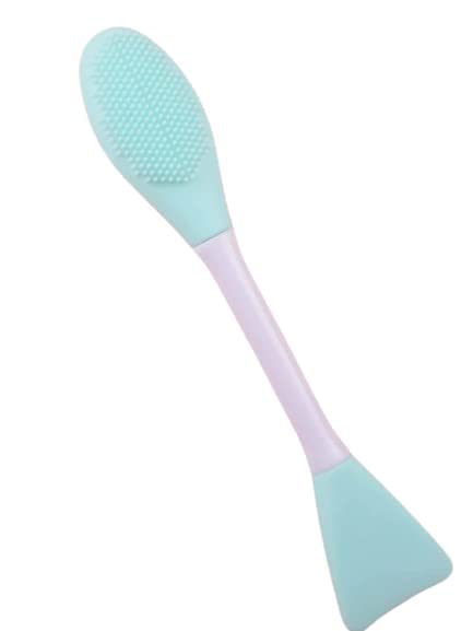 MAPPERZ Silicone Facial Cleansing Brush - Gentle Exfoliating Face Wash Brush for Pore Cleansing & Blackhead Removal | Handheld Face Pack Applicator | Perfect for Daily Skincare Routine & Spa Treatments