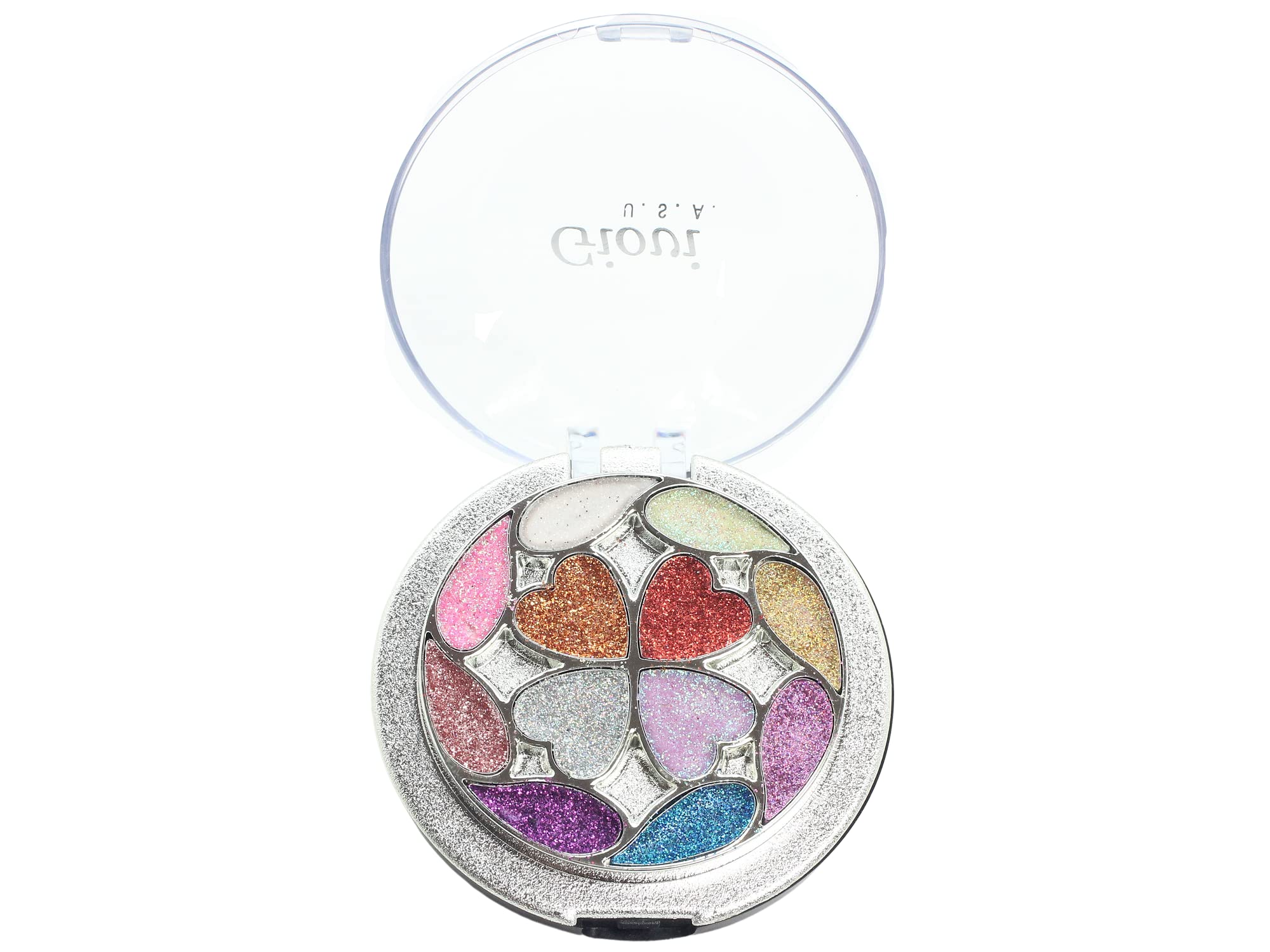 Sparkling Body Glitter Makeup Kit with Premium Princessa Brush Set - Perfect for Festival, Rave, Cosplay & Special Occasion Glam