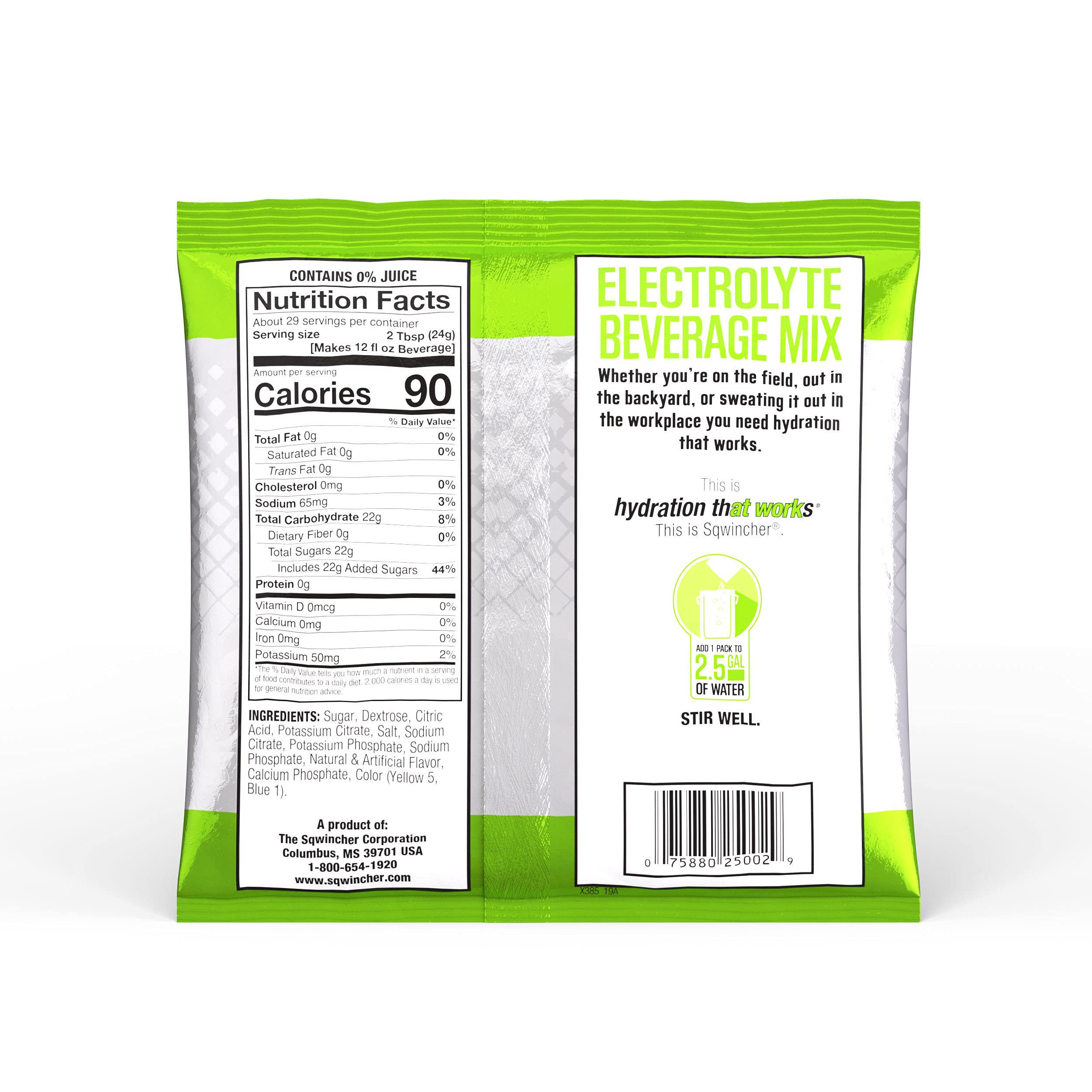 Sqwincher Electrolyte Powder Pack - Assorted Flavors Hydration Drink Mix, 23.83 oz (Pack of 32) | Ideal for Athletes, Outdoor Activities & Post-Workout Recovery
