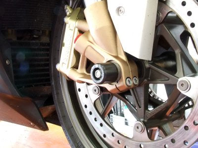 R&G Racing Fork Protectors for BMW S1000RR, HP4, S1000R - Motorcycle Crash Protection for Track & Street Riding