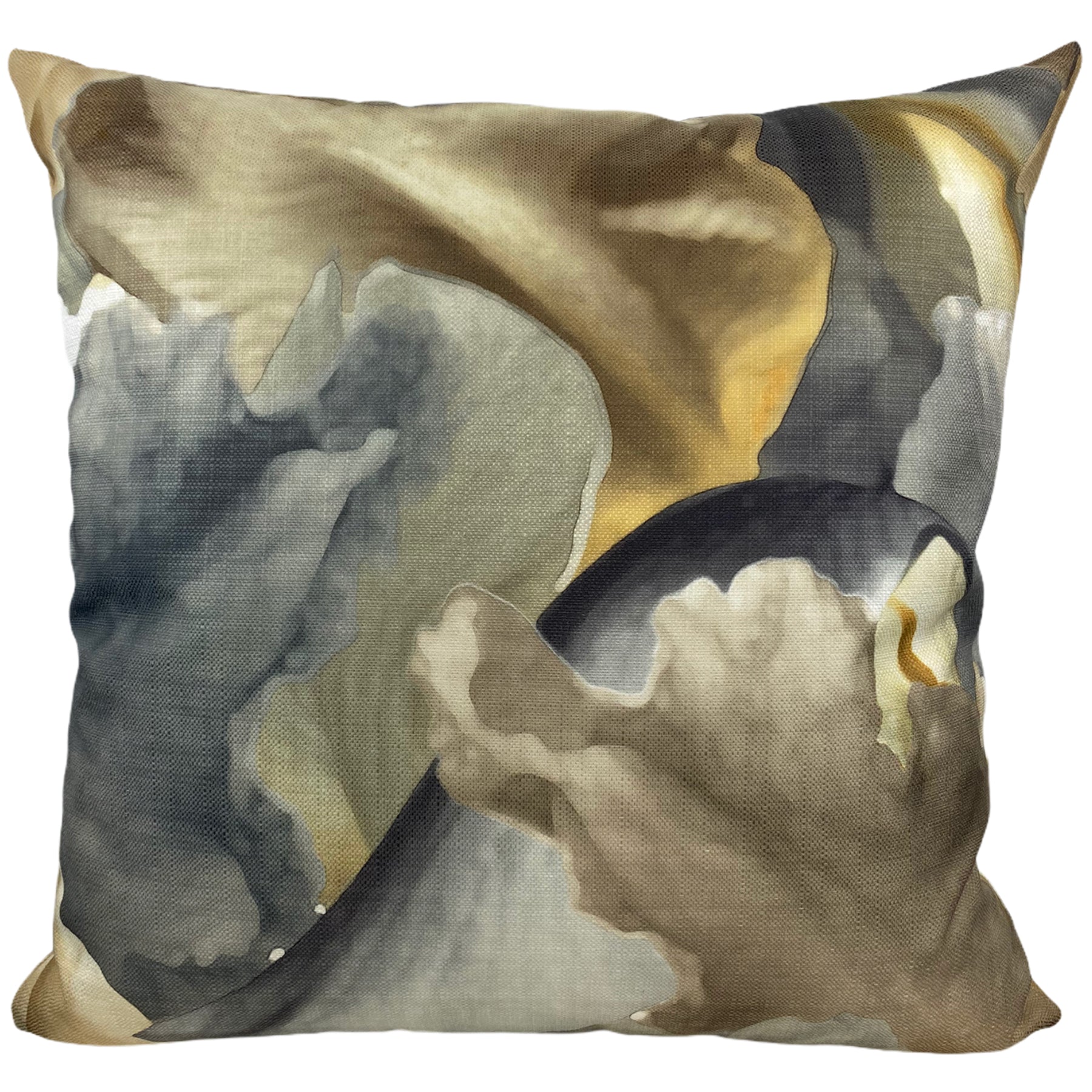 Leilani Anthracite Euro Pillow 25x25 - Soft & Stylish Square Decorative Cushion for Sofa, Bed, or Lounge - Perfect for Living Room, Bedroom & Home Decor