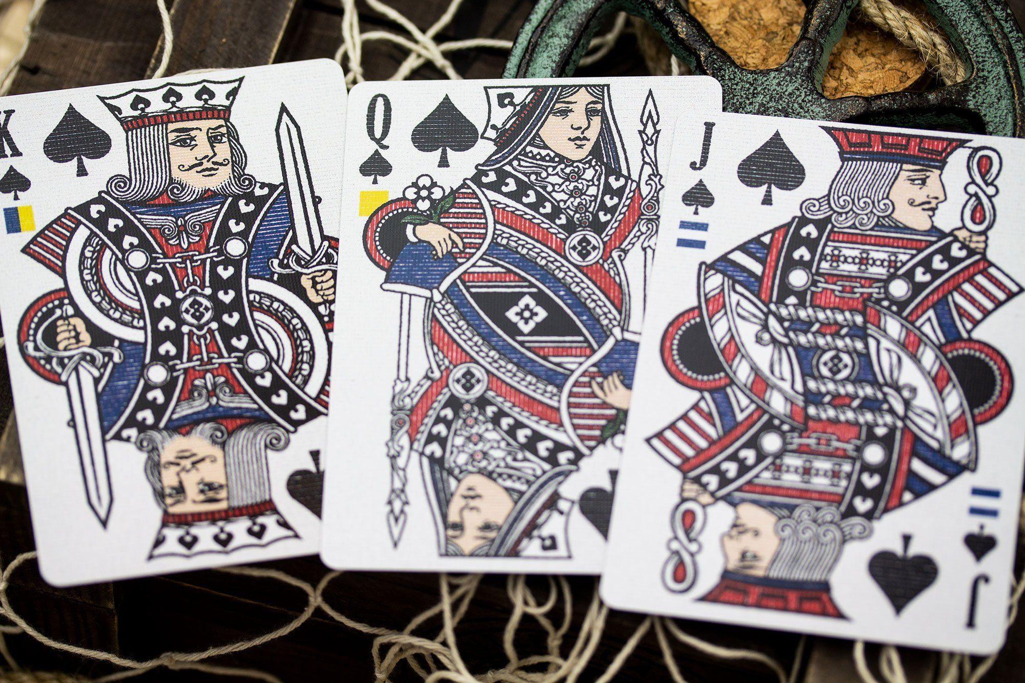 Kings Wild Project Old Ironsides Playing Cards - Premium Collectible Deck for Card Games, Magic Tricks & Poker Nights