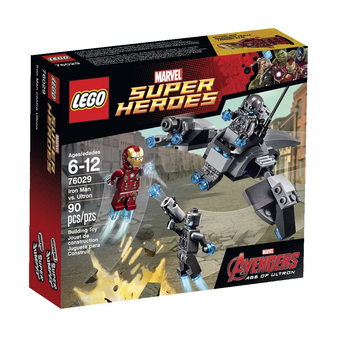 LEGO Superheroes Iron Man vs. Ultron Building Set - Marvel Avengers Action Figure Toy for Kids & Collectors - Perfect for Creative Play, Birthday Gifts & Display