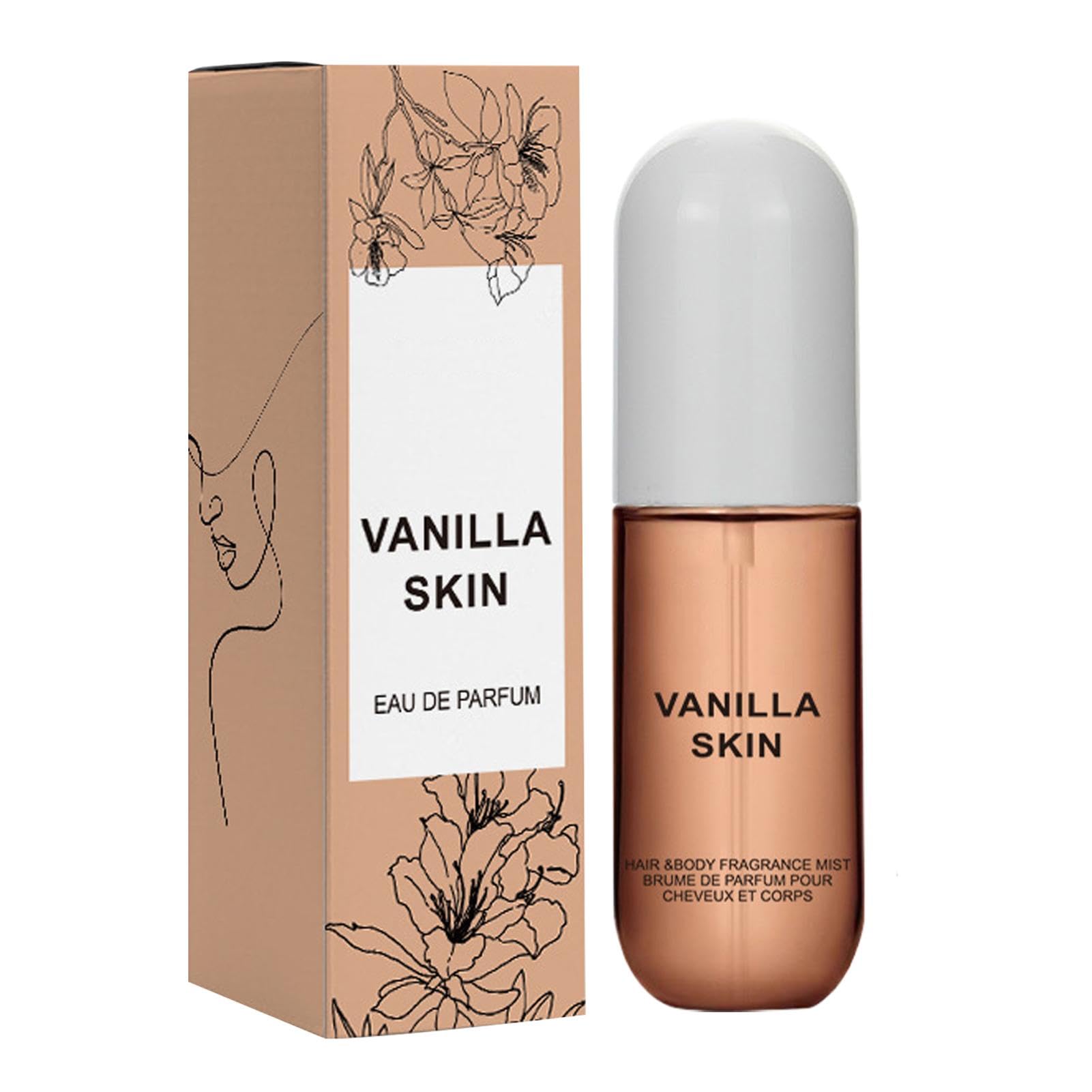 Vanilla Skin Perfume & Body Mist for Women - Long-Lasting Vanilla Fragrance Spray (50ml) for Hair & Skin - Perfect for Daily Wear, Date Nights & Special Occasions