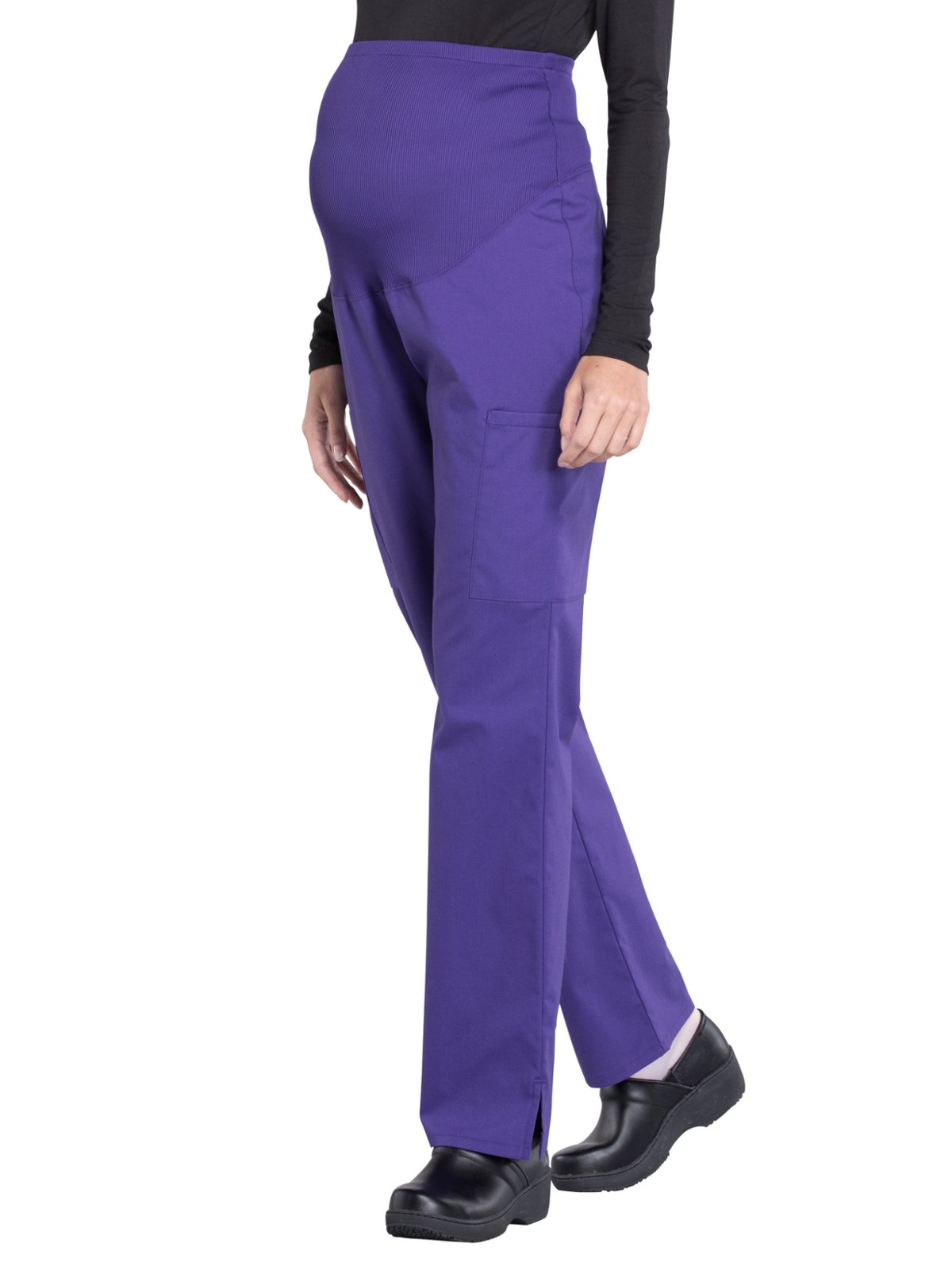 Cherokee Women's Maternity Scrub Pants - Soft Stretch Medical Work Pants for Pregnant Nurses & Healthcare Professionals | Comfortable Hospital Uniform for Work & Pregnancy