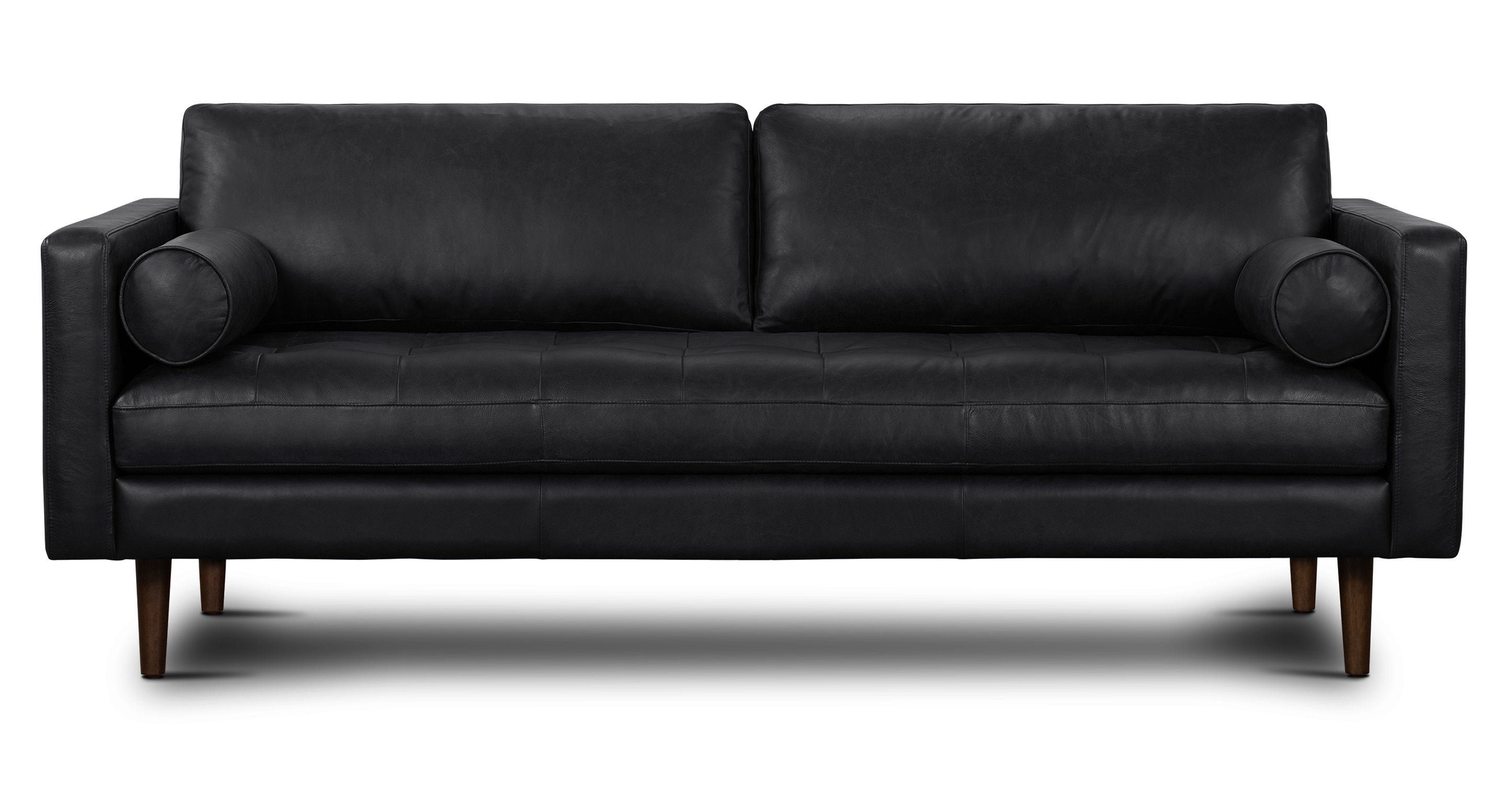 Premium Napa Leather Sofa - Modern Luxury Living Room Furniture for Home & Office - Perfect for Relaxing, Entertaining & Stylish Decor