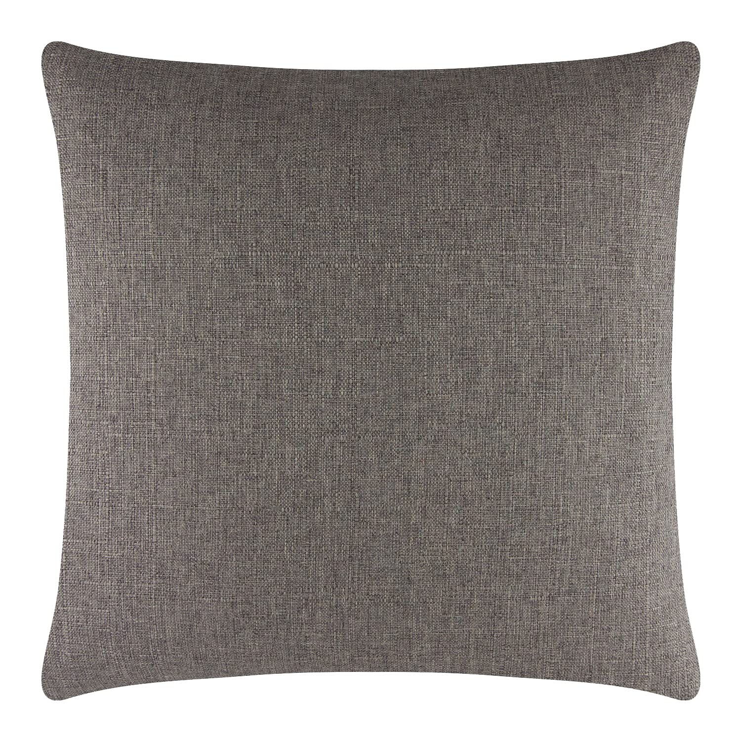 Shell Home Pillow with Nautical Washable Cover - 16x16 Brown Decorative Throw Pillow for Coastal Living Room, Beach House & Nautical Bedroom Decor