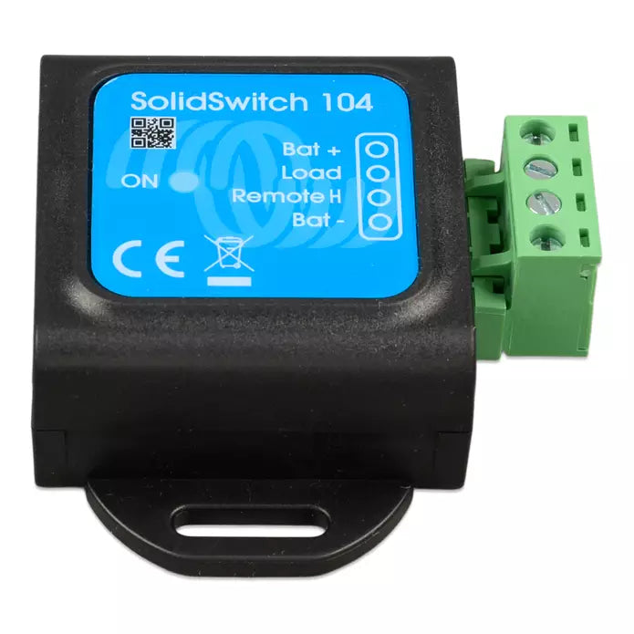 Victron SolidSwitch 104 - High-Performance Battery Switch for Marine, RV & Off-Grid Power Systems | Reliable Power Control Solution for Boats, Campers & Solar Installations