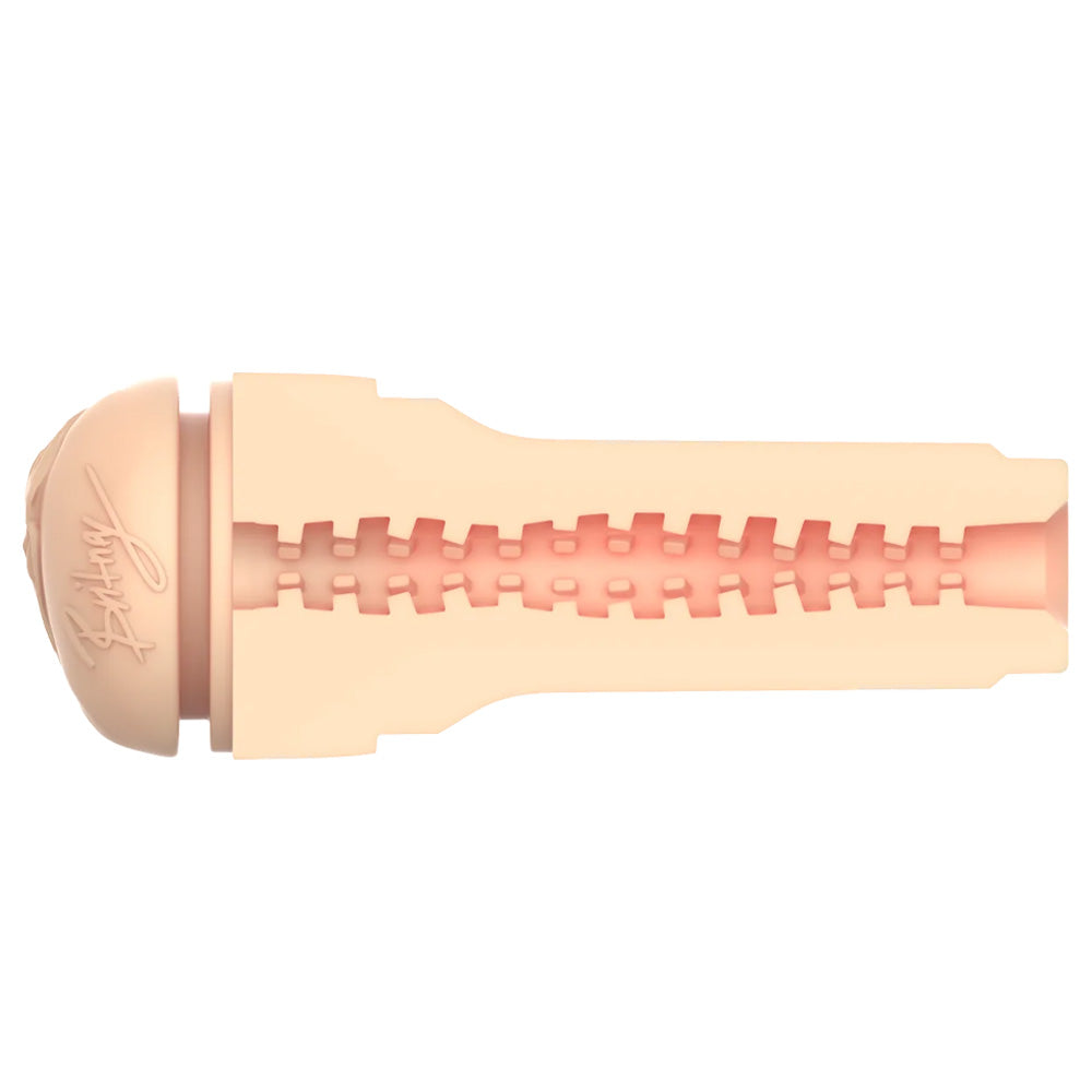 Kiiroo Keon Interactive Male Masturbator - Automatic Stroker with FeelBritney Sleeve for Realistic Pleasure | Compatible with VR & Interactive Content | Perfect for Solo Play & Long-Distance Couples