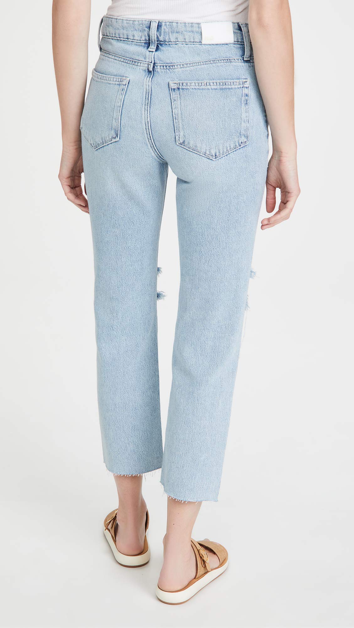 PAIGE Women's Noella Straight Leg Jeans - High Waist Denim Pants for Casual Wear & Everyday Outfits