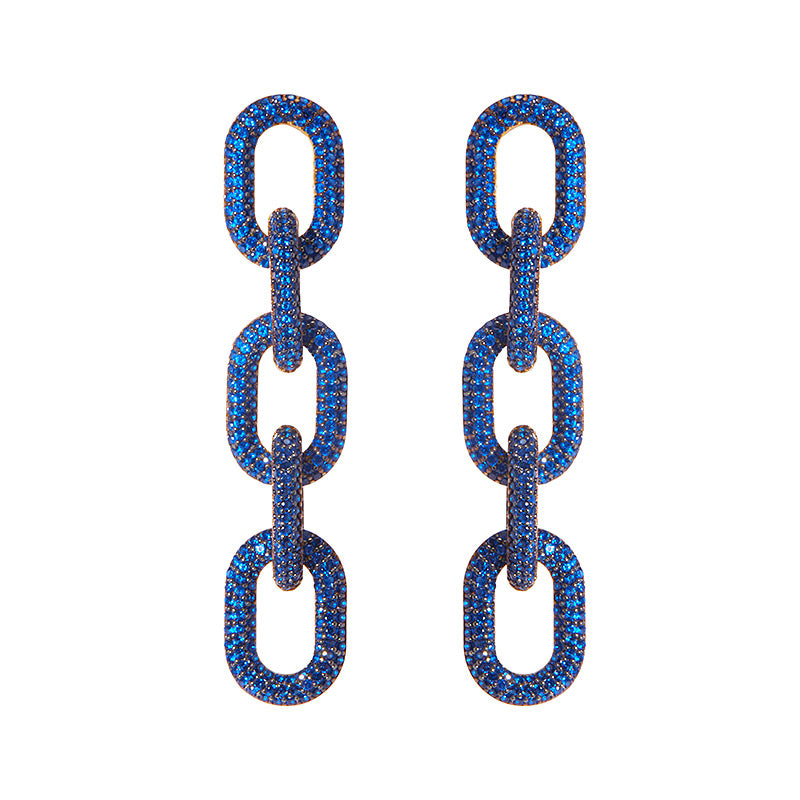 Stylish Link Earrings for Women - 3 Pairs Gold & Silver Hoop Earrings Set | Perfect for Everyday Wear, Parties & Gifts