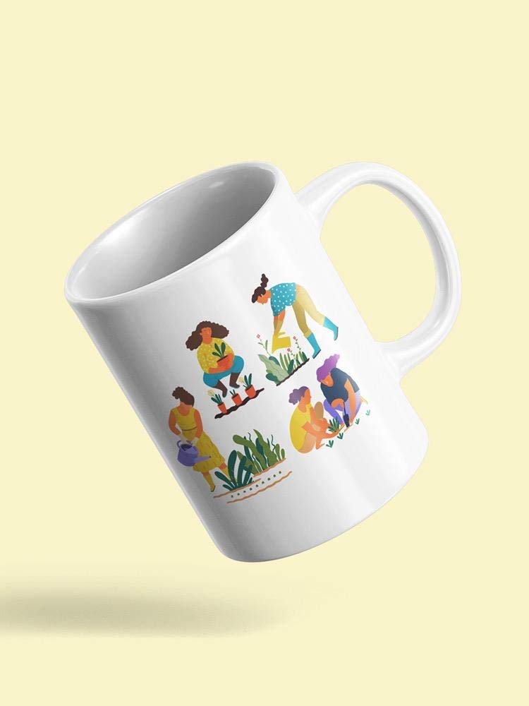 Smartprints Gardening Mug - Unisex Ceramic Coffee Cup with Plant Design, Perfect for Gardeners, Plant Lovers & Coffee Enthusiasts - Great for Home, Office & Outdoor Use