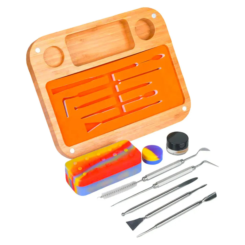 Premium Rosineer Bamboo Wax Organizer Kit - 3-Tier Storage Box for Candle Making & Wax Melts | Perfect for DIY Crafts, Home Decor & Aromatherapy
