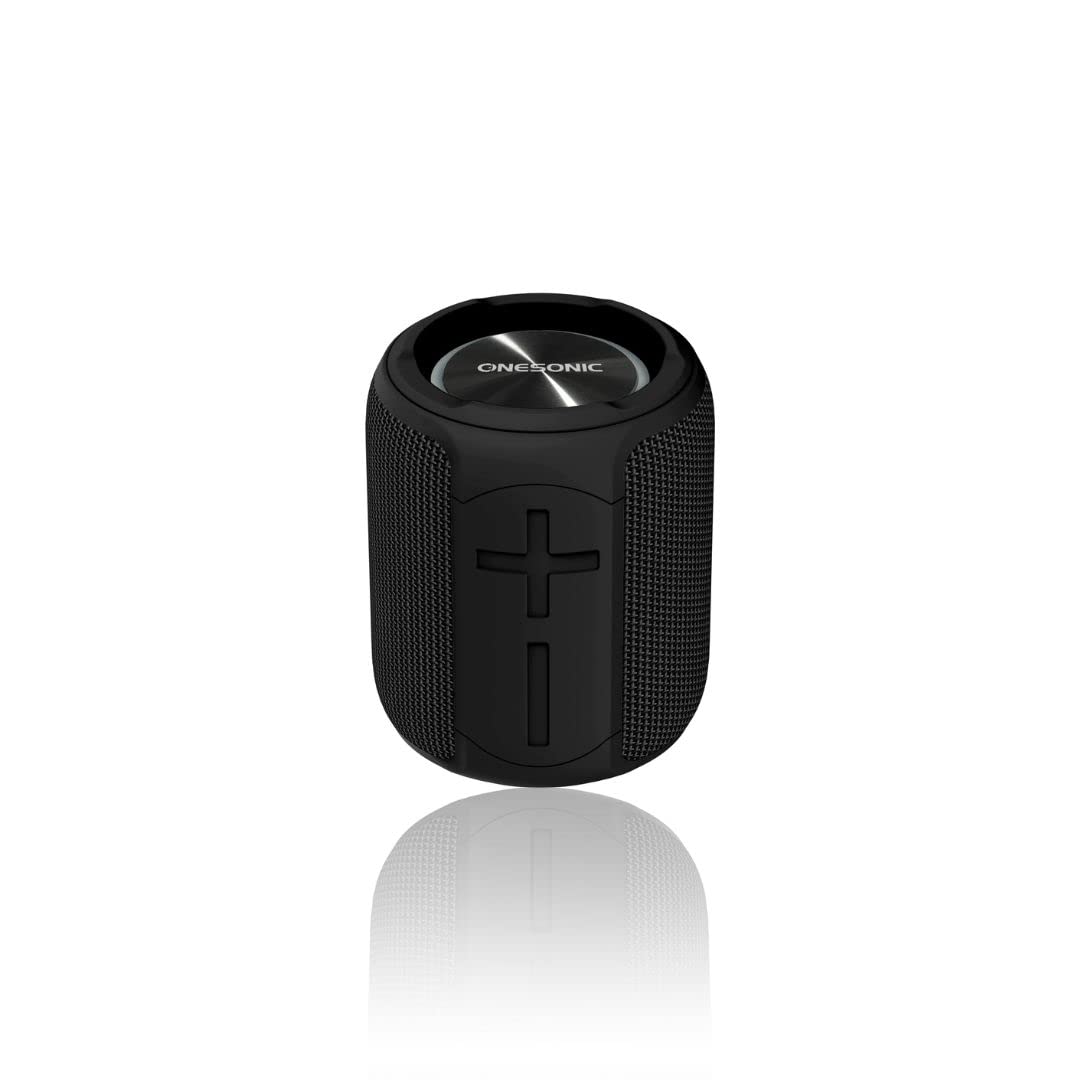 ONESONIC Megamaus Wireless Bluetooth Speaker (Black) - HD Audio, True Wireless Stereo Pairing, IPX7 Waterproof, 10H Playtime, 360° Surround Sound - Perfect for Outdoor Adventures, Pool Parties & Home Entertainment